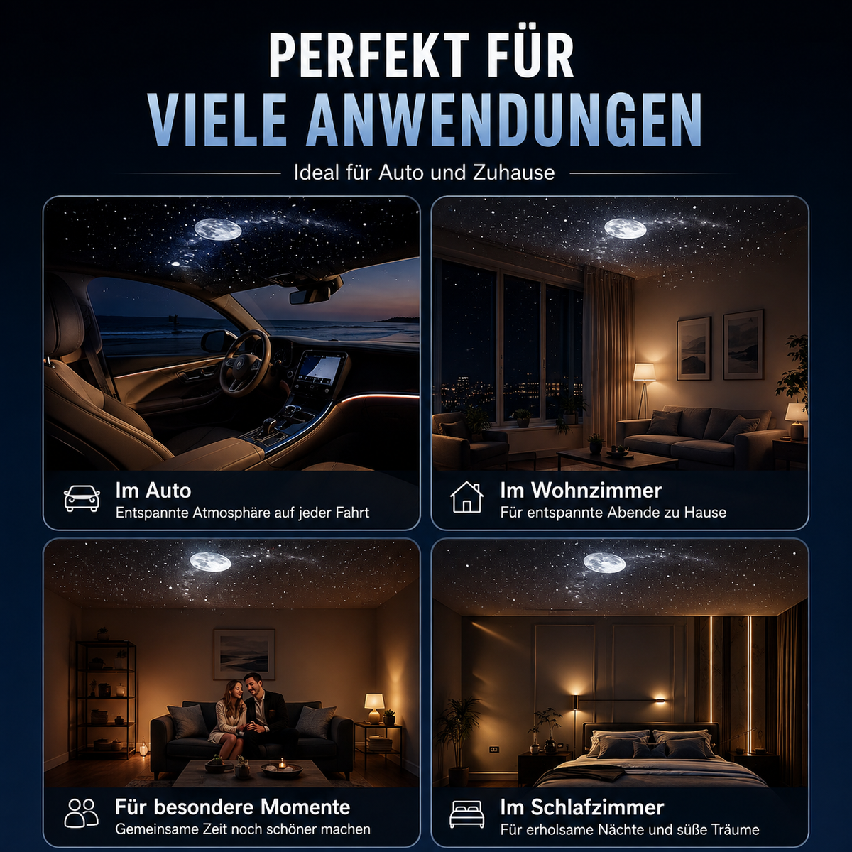 Traumhimmel™ Galaxie Projektor